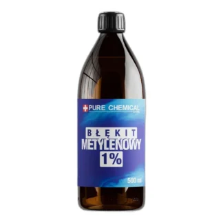 BŁĘKIT METYLENOWY CZYSTY ROZTWÓR SKUTECZNY BEZ ZANIECZYSZCZEŃ 500ml 1% — zdjęcie 1