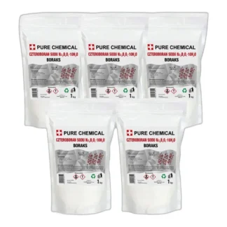 BORAKS CZYSTY BORAX CZYSTOŚĆ 5x1 kg DO PRANIA DO CZYSZCZENIA LODÓWEK 99,99% — zdjęcie 1