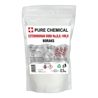 BORAKS CZYSTY BORAX CZYSTOŚĆ CZTEROBORAN SODU czda 0,5kg 99,99% — zdjęcie 1