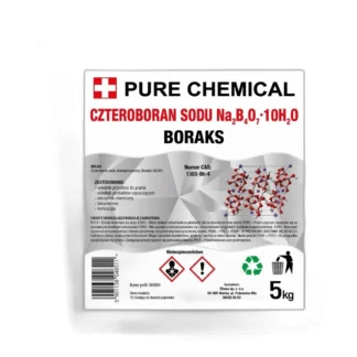 BORAKS CZYSTY BORAX CZYSTOŚĆ DZIESIĘCIOWODNY czda 5 kg do prania 99,99% — zdjęcie 1