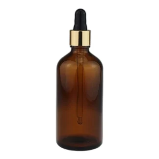 Butelka Pure Chemical szklana z pipetą i zakraplaczem ml 100 — zdjęcie 1