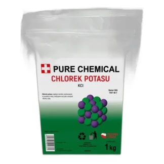 CHLOREK POTASU CZYSTY KCI SÓL POTASOWA 1 kg 99,9% — zdjęcie 1