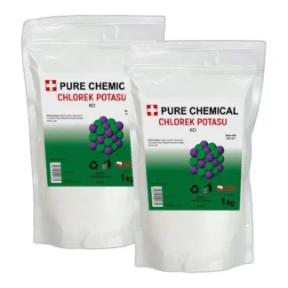 CHLOREK POTASU CZYSTY KCI SÓL POTASOWA 2x 1 kg 99,9% — zdjęcie 1