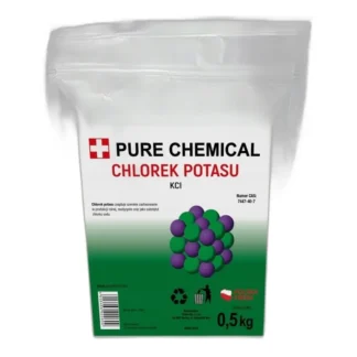 CHLOREK POTASU CZYSTY KCI SÓL POTASOWA 500g 0,5kg 99,9% — zdjęcie 1