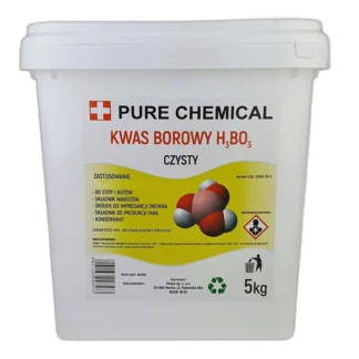 CZYSTY KWAS BOROWY BORNY W PROSZKU DO BUTÓW STÓP 5kg — zdjęcie 1