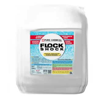 FLOCK SHOCK KOAGULANT DO BASENU EFEKT KRYSTALICZNEJ WODY USUWA MĘTNOŚĆ 4x1L — zdjęcie 1