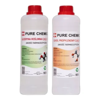 GLICERYNA + GLIKOL GLICERYNA I GLIKOL PURE CHEMICAL ~2L czystość 99,5 % VG — zdjęcie 1