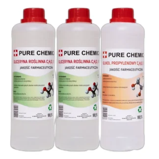 GLICERYNA ROŚLINNA + GLIKOL PROPYLENOWY ZESTAW GLIKOL I GLICERYNA ~3l — zdjęcie 1