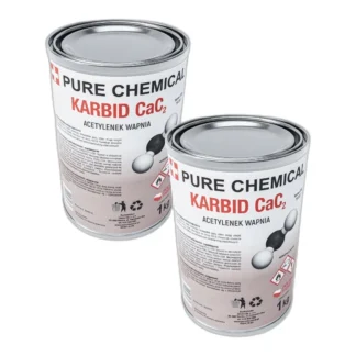 KARBID WĘGLIK WAPNIA CZYSTY KARBID BRYŁKI 1KG — zdjęcie 1