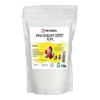 Kwas borowy Pure Chemical 500 g wysokiej czystości 99,90 % — zdjęcie 1