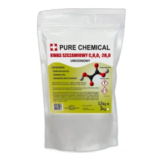 KWAS SZCZAWIOWY ZWALCZA WAROZZY, WYBIELANIE, RENOWACJA DREWNA 0,5kg — zdjęcie 1