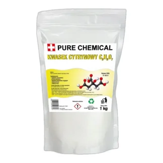 Kwasek cytrynowy 1 kg DO ODKAMIENIANIA CZAJNIKA NABŁYSZCZA CZYŚCI E330 — zdjęcie 1