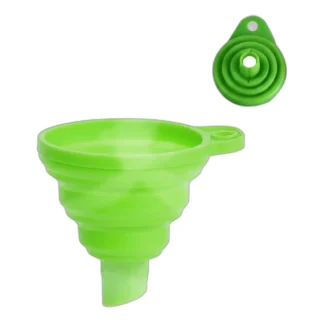 LEJEK SILIKONOWY SKŁADANY SAMOCHODOWY KUCHENNY PŁYN OLEJ MAŁY HARMONIJKA — zdjęcie 1