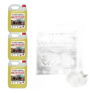 LETNI PŁYN DO SPRYSKIWACZY BEZ SMUG USUWA OWADY ZAPACH CYTRYNOWY 4x5L — zdjęcie 1