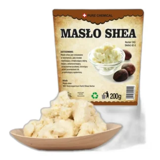 MASŁO SHEA NIERAFINOWANE NATURALNE CZYSTE 200g DO CIAŁA TWARZY WŁOSÓW — zdjęcie 1