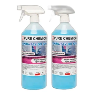 ODMRAŻACZ DO SZYB ATOMIZER MOCNY 2x 1L ODMRAŻACZ DO LUSTEREK DO AUTA -40°C — zdjęcie 1