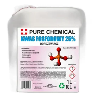 ODRDZEWIACZ DO STALII I ŻELIWA KWAS FOSFOROWY 10L 25% — zdjęcie 1