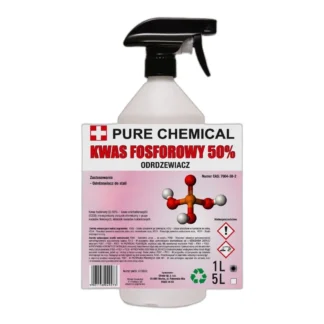 Odrdzewiacz Pure Chemical spray 50% kwas fosforowy 1l — zdjęcie 1