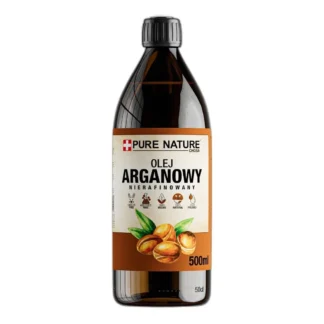 OLEJ ARGANOWY DO WŁOSÓW MAROKO NIERAFINOWANY ZIMNOTŁOCZONY 500ml 0,5L — zdjęcie 1