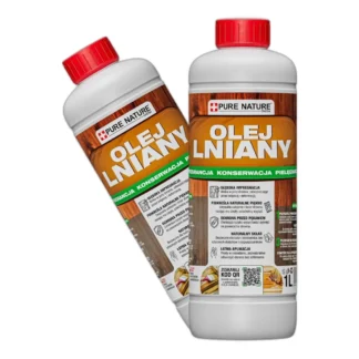 OLEJ LNIANY NATURLANY IMPREGNAT DO DREWNA DO BLATÓW DO TARASÓW PODŁÓG 2x1L — zdjęcie 1