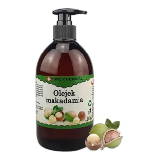 OLEJ MAKADAMIA NATURALNY OLEJEK Z ORZECHÓW MACADAMIA + DOZOWNIK 0,5l — zdjęcie 1