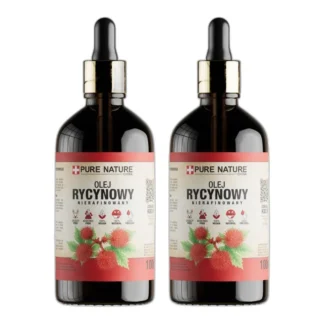 OLEJ RYCYNOWY NIERAFINOWANY TŁOCZONY NA ZIMNO DO WŁOSÓW / BRODY 100ml 2x — zdjęcie 1