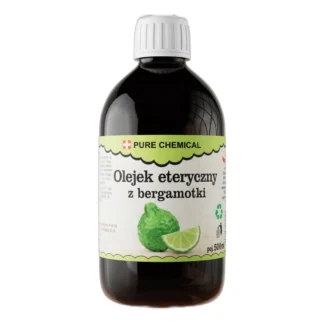 OLEJEK BERGAMOTKA OLEJEK ETERYCZNY Z BERGAMOTKI NATURALNY 0,5L 500ml — zdjęcie 1