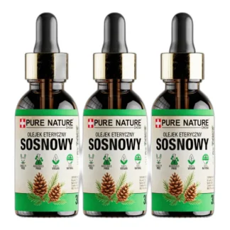 OLEJEK ETERYCZNY SOSNOWY NATURALNY OLEJEK Z SOSNY BEZ DODATKÓW 3x30ml — zdjęcie 1
