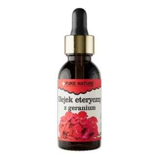 OLEJEK GERANIUM NATURALNY OLEJEK ETERYCZNY Z GERANIUM BEZ DODATKÓW 30ml — zdjęcie 1