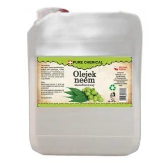 OLEJEK NEEM DO ROŚLIN NIERAFINOWANY TŁOCZONY NA ZIMNO 5l — zdjęcie 1