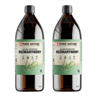 OLEJEK ROZMARYNOWY ETERYCZNY OLEJEK Z ROZMARYNU NATURALNY 1L 2x — zdjęcie 1