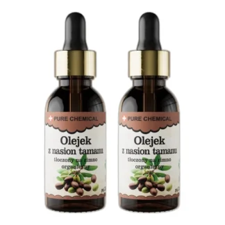 OLEJEK TAMANU NIERAFINOWANY TŁOCZONY NA ZIMNO 2x30ml — zdjęcie 1