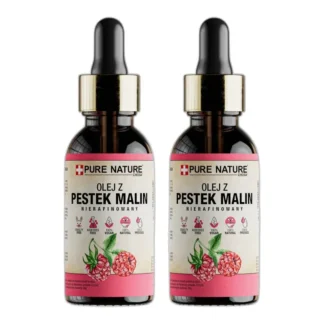 OLEJEK Z PESTEK MALIN NIERAFINOWANY NATURALNY ZIMNO TŁOCZONY 30ml 4x — zdjęcie 1