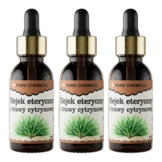 OLEJEK Z TRAWY CYTRYNOWEJ ETERYCZNY NATURALNY BEZ DODATKÓW 30ml 3x — zdjęcie 1