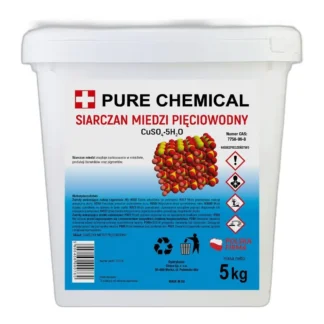 SIARCZAN MIEDZI PIĘCIOWODNY CZYSTY 5kg BEZ DODATKÓW CUSO4 — zdjęcie 1