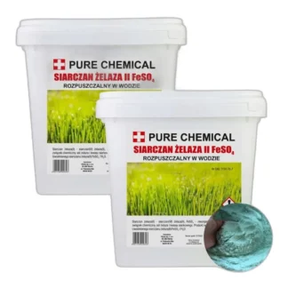 SIARCZAN ŻELAZA 2X5kg NIEZBRYLOWANY SYPKI CZYSTY BEZ DODTKÓW WIADRO Z PLOMĄ — zdjęcie 1