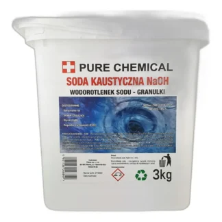 SODA KAUSTYCZNA WODOROTLENEK SODU KG DO UDRAŻNIANIA RUR DO SYFONU 3 — zdjęcie 1