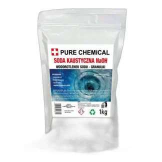 Soda kaustyczna wodorotlenek sodu Pure Chemical czystość % 1000 g 99 — zdjęcie 1