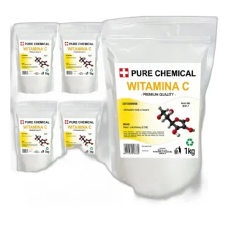 WITAMINA C DO BASENU KWAS L-ASKORBINOWY BASEN CZDA 5x1kg 1000g — zdjęcie 1