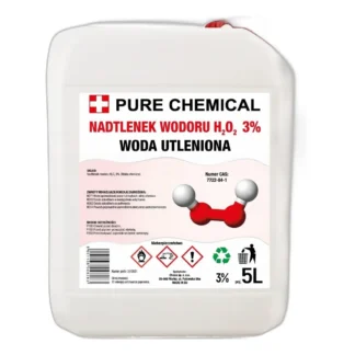 WODA UTLENIONA NADTLENEK WODORU 3% CZDA 5L 3% — zdjęcie 1