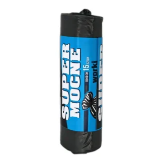 WORKI NA ŚMIECI 15 SZTUK BARDZO WYTZRYMAŁE DO SEGREGACJI DO BIOODPADÓW 35L — zdjęcie 1