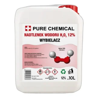 WYBIELACZ NADTLENEK WODORU 10L ODCZYNNIK CHEMICZNY 12% — zdjęcie 1